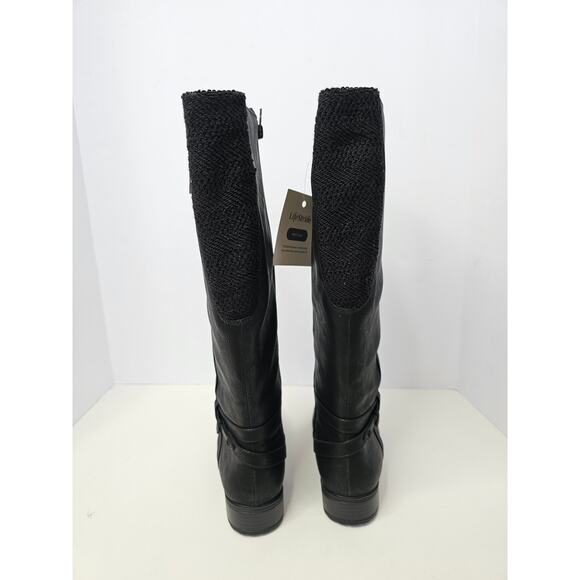 LifeStride Xtrovert Wide Calf Riding Boot Black Size 6.5M NWT AND BOX - Picture 5 of 9